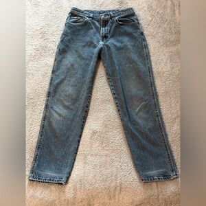 Lee Men's Straight Jeans in Faded Blue Denim